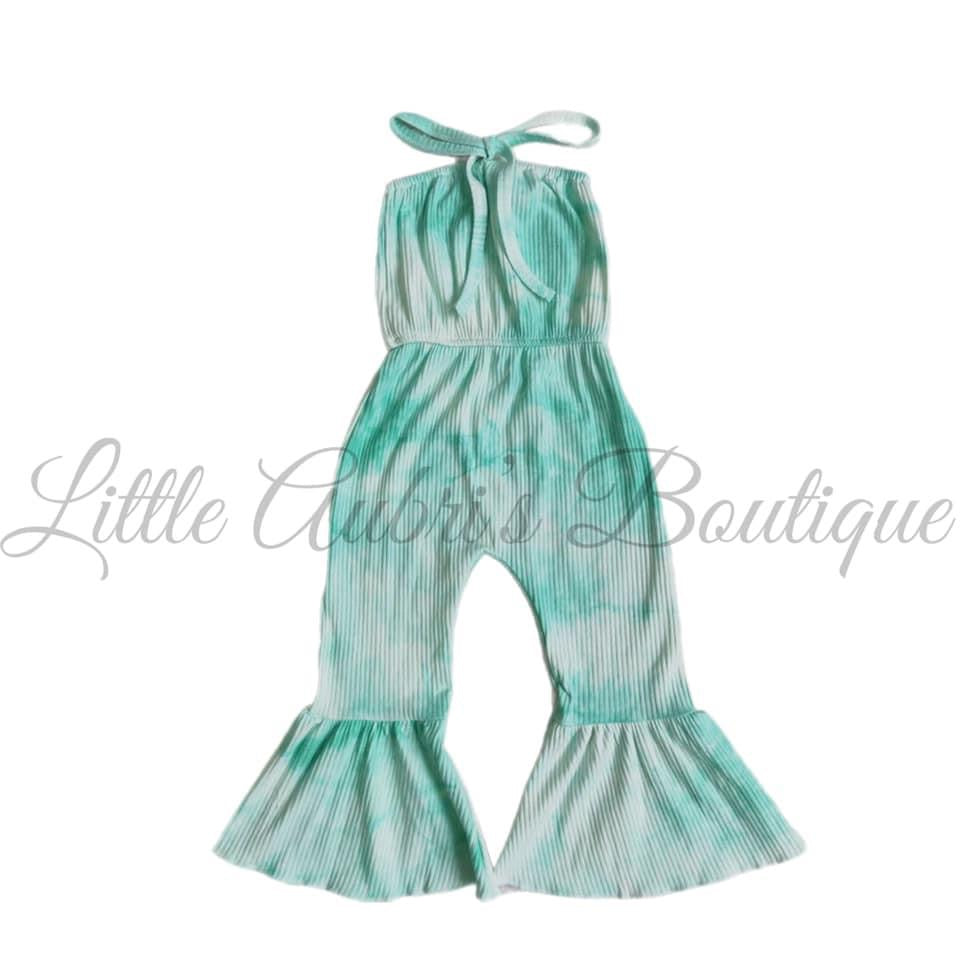 Green Tie Dye Jumpsuit ETA Early Sept