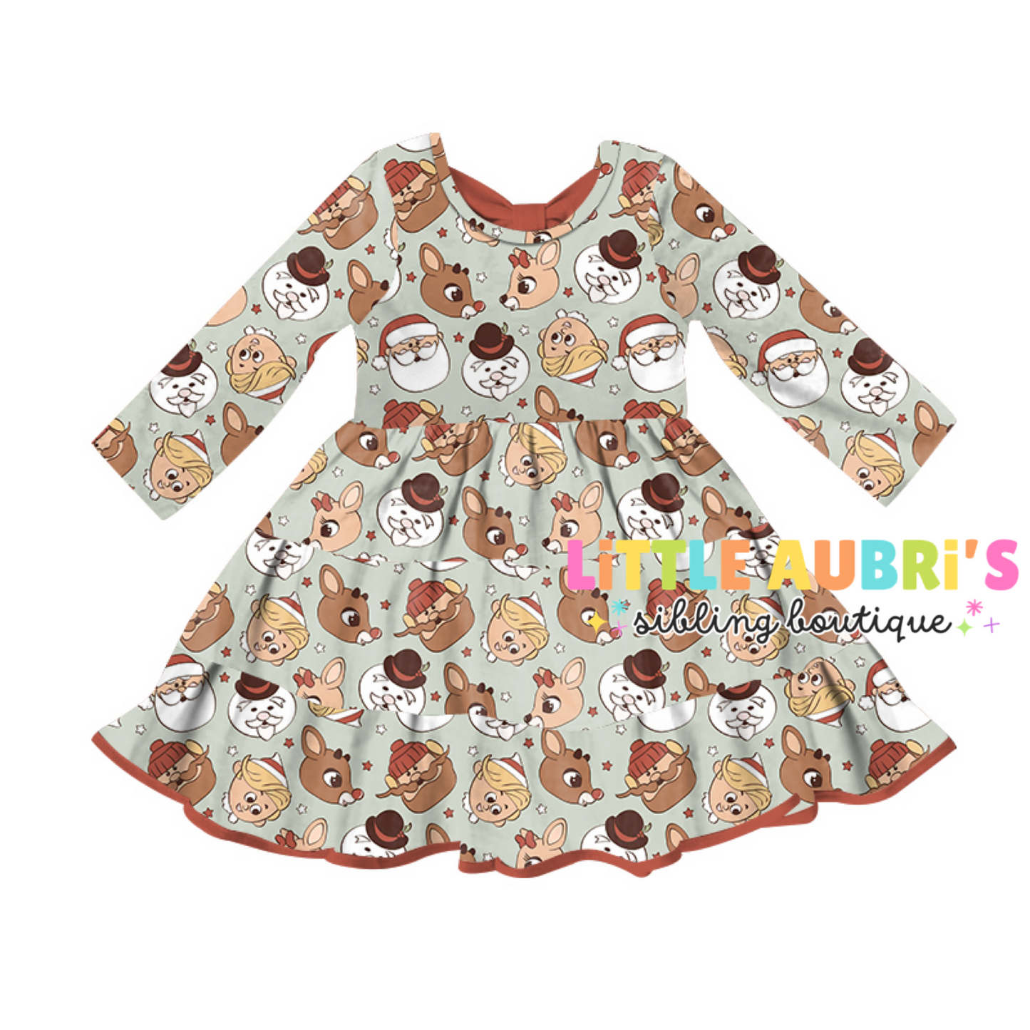REINDEER Bow Back Dress (*SHIPS LATE OCT)
