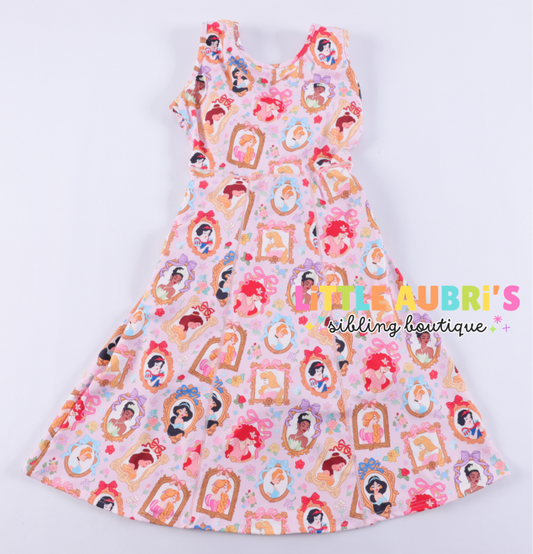 Adult ROYAL PRINCESS Athletic Dress + Detached Shorts Set (*SHIPS MID NOV)