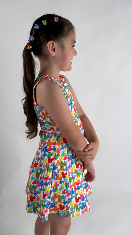 MOUSE BALLOONS Athletic Dress + Detached Shorts Set (*SHIPS MID NOV)