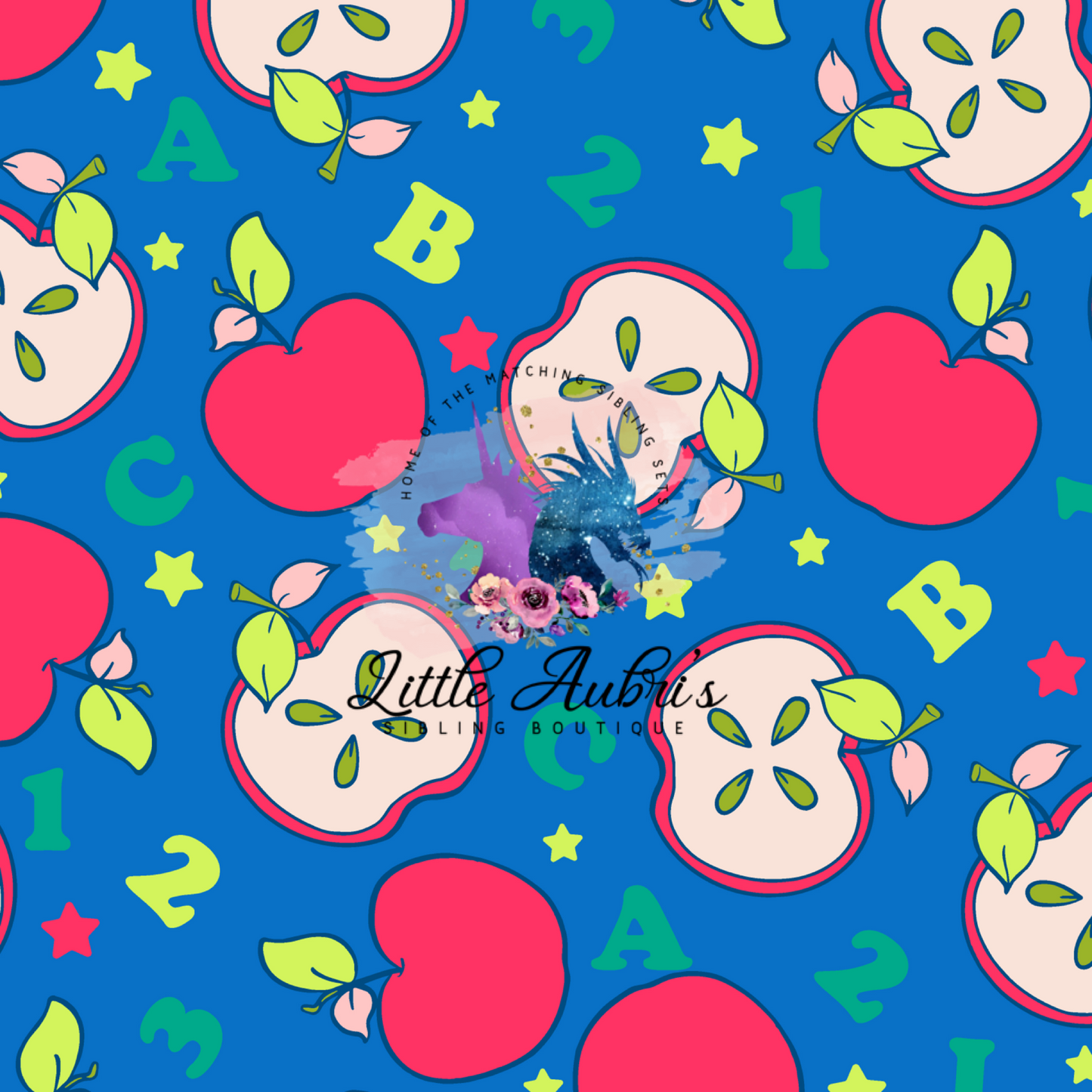 Schoolhouse Apples Lace Dress