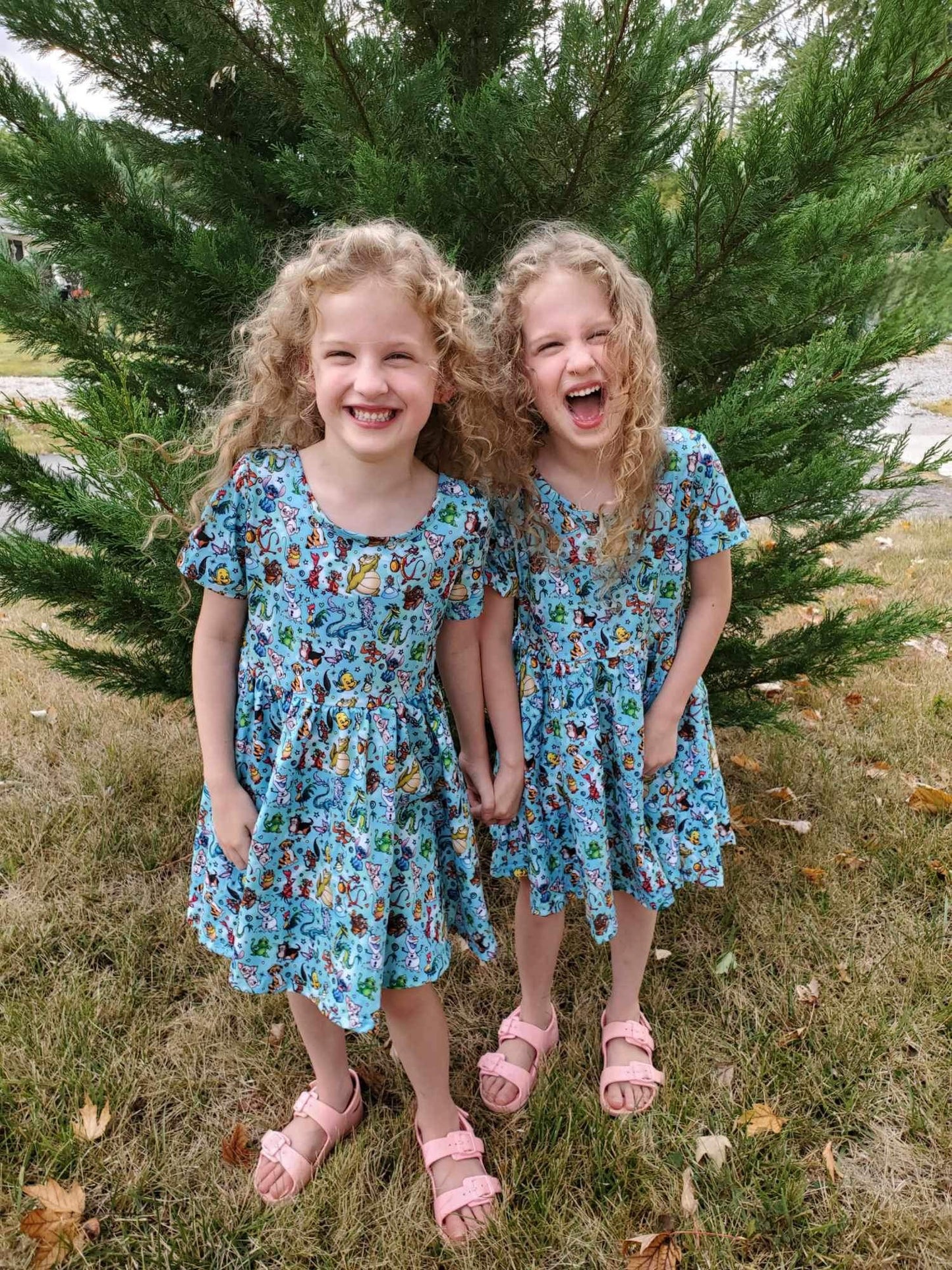 Princess Sidekicks Cross Back Twirl Dress