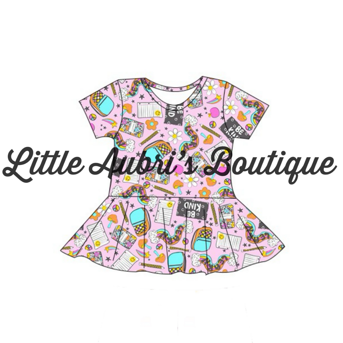 Be Kind School Peplum