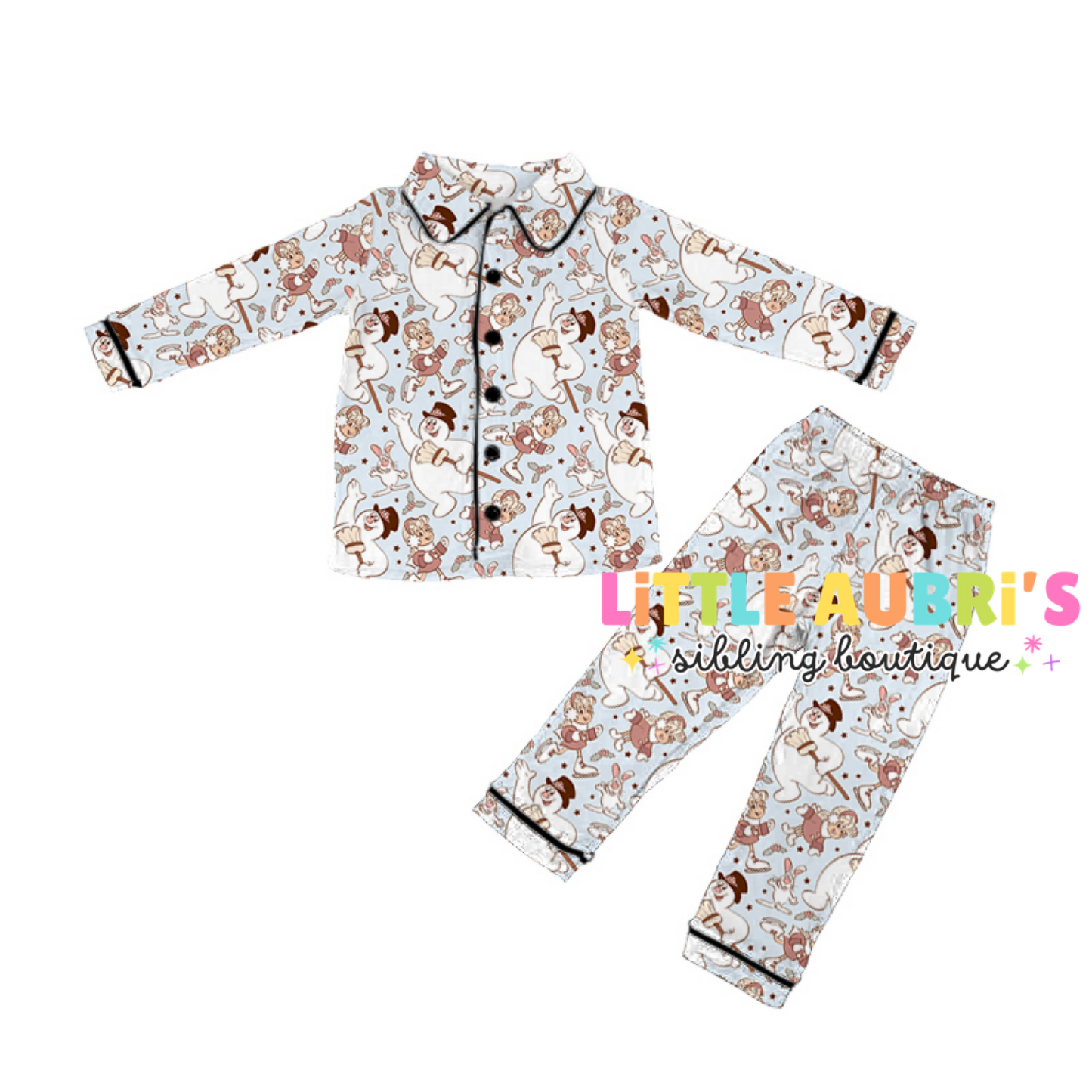SNOWMAN Pajama Set (*SHIPS LATE OCT)
