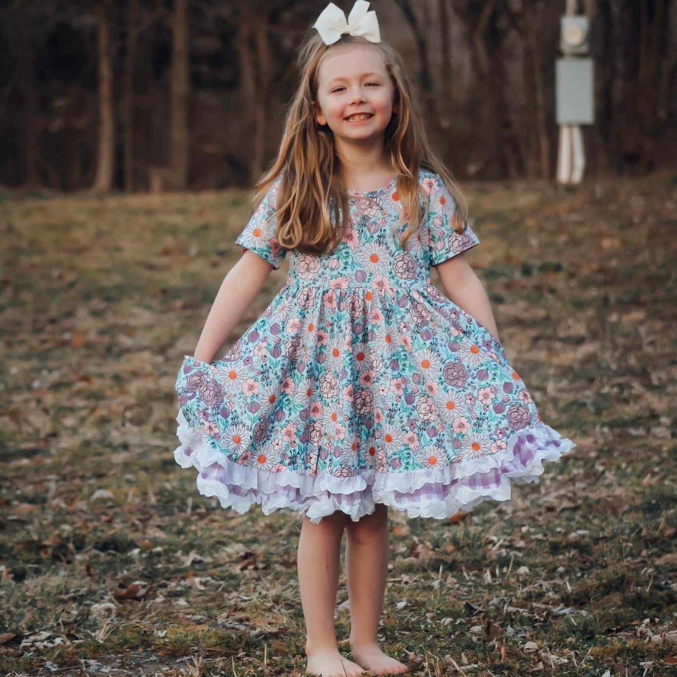 Spring Gardens Lace Dress