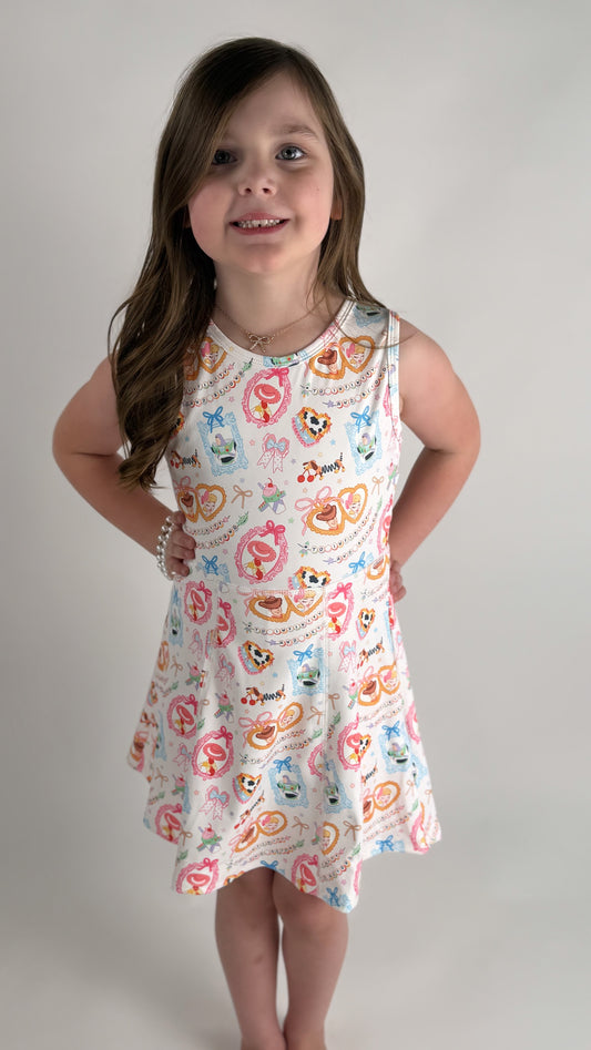 TOY COQUETTE BOWS Athletic Dress + Detached Shorts Set (*SHIPS MID NOV)