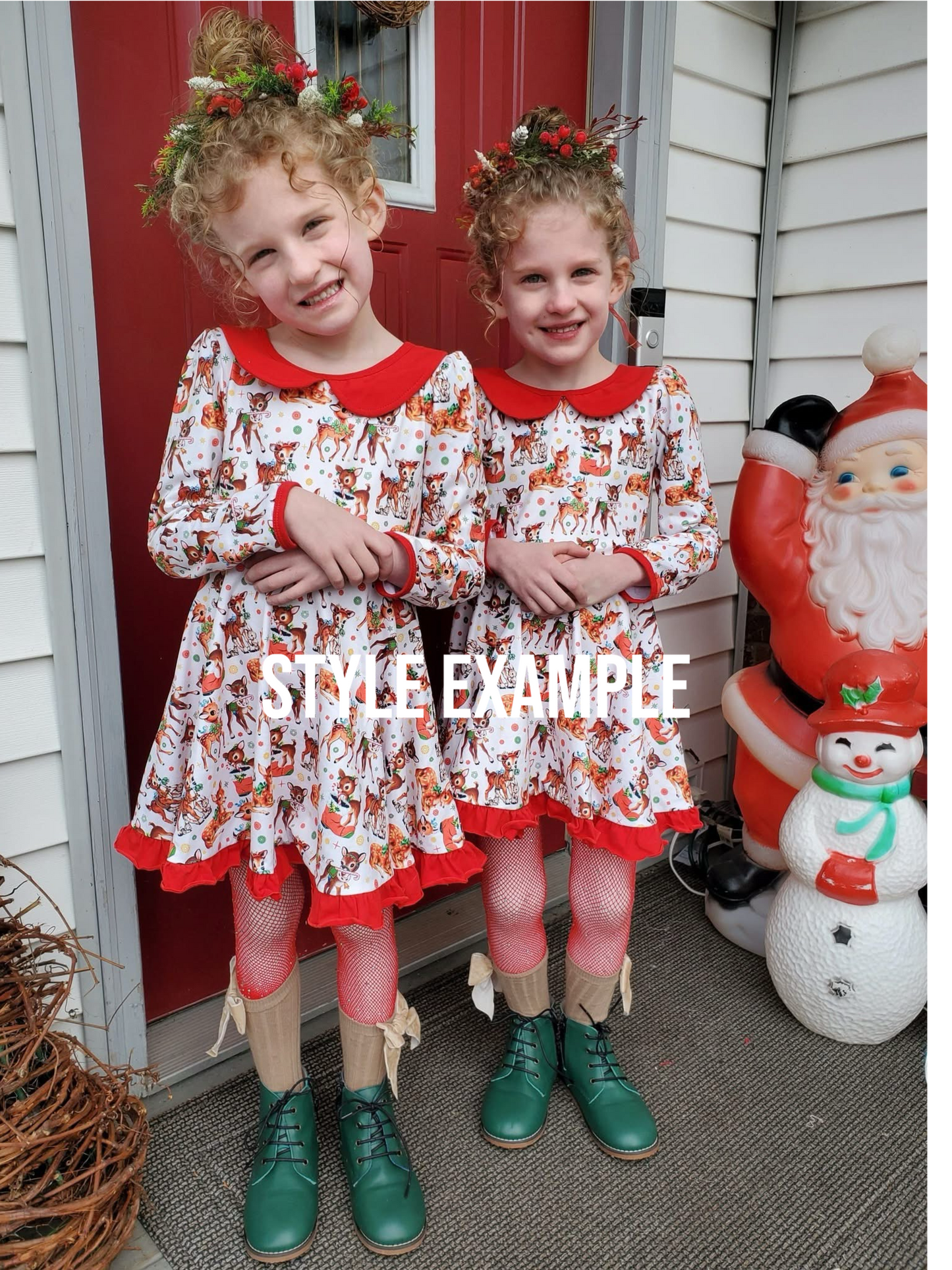 VINTAGE CHRISTMAS Collar Dress (*SHIPS MID OCT)