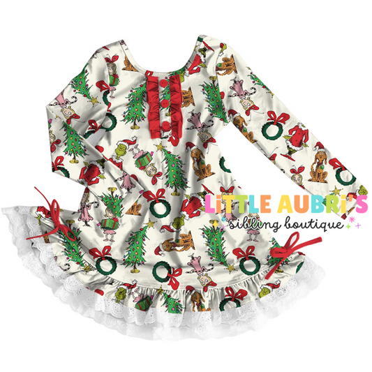 MEAN ONE Lace Pajama Dress (*SHIPS LATE NOV)