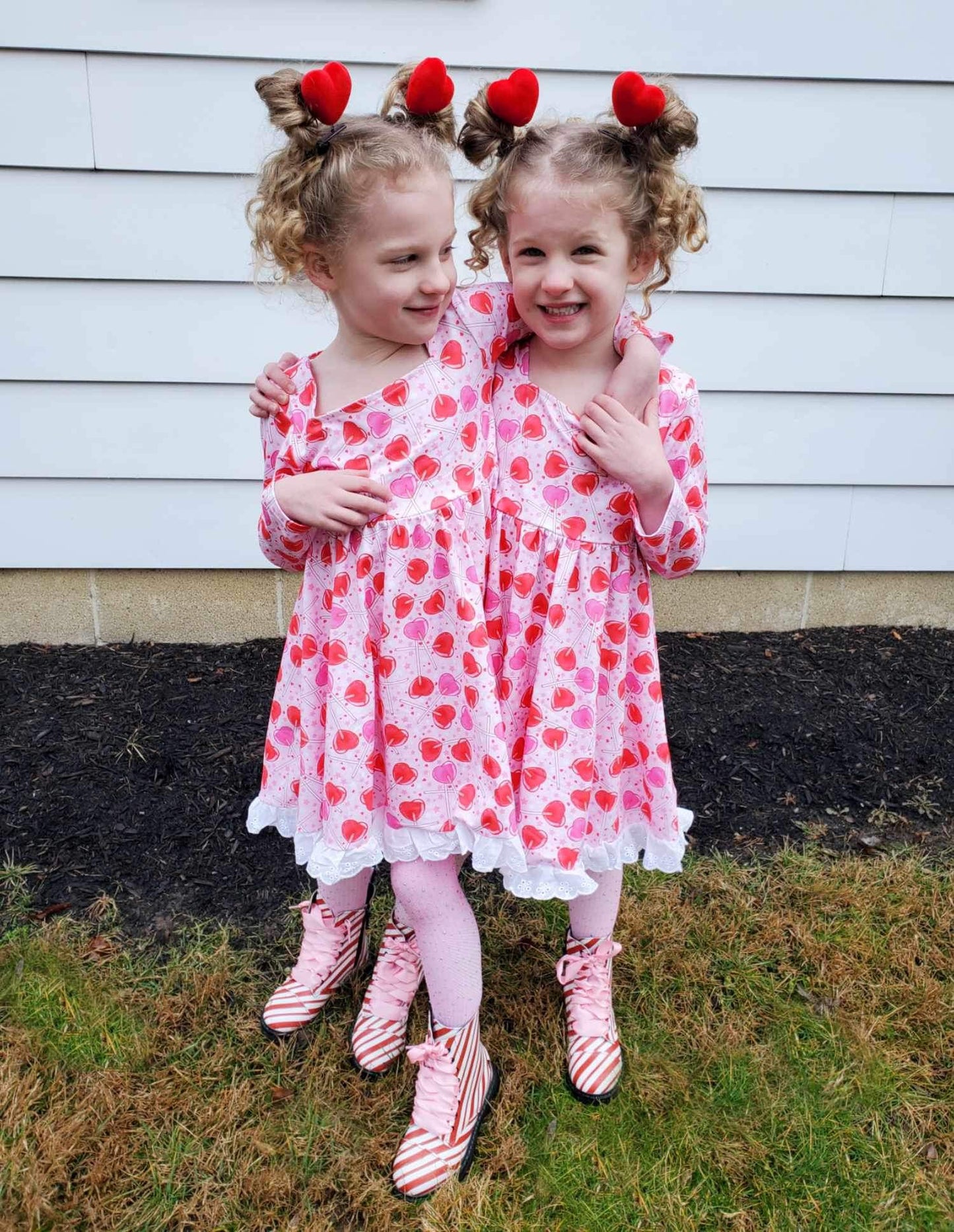 I’m a Sucker for You Lace Tie Back Long Sleeve Dress