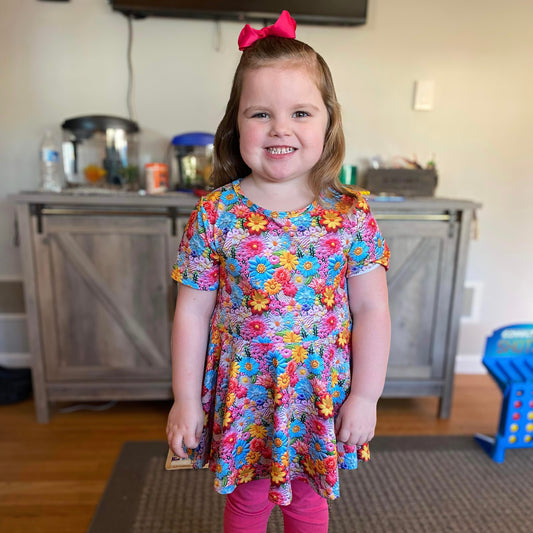 Floral Blooms Peplum