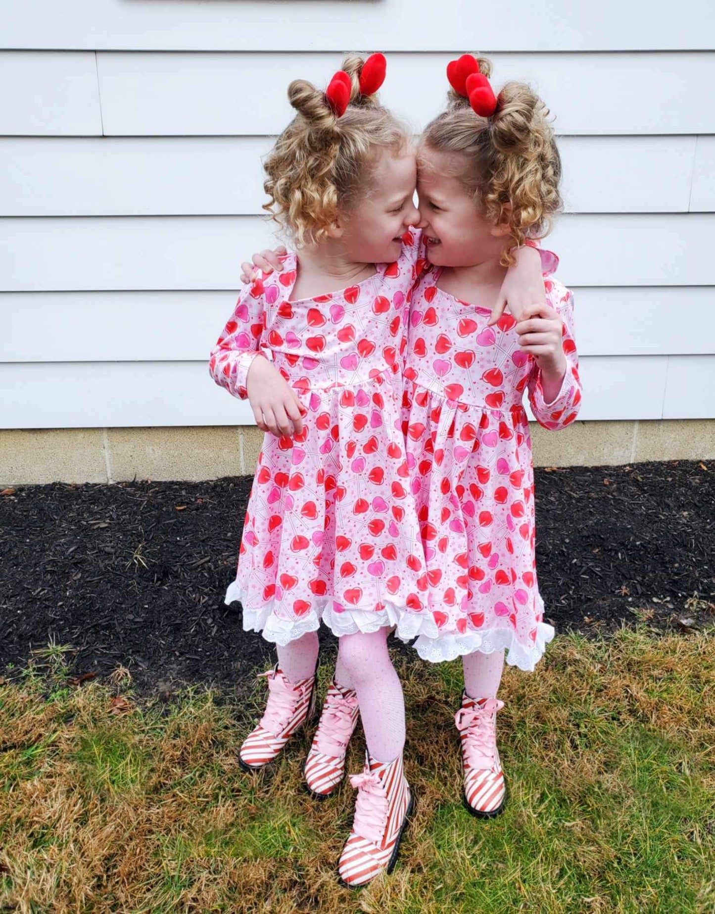 I’m a Sucker for You Lace Tie Back Long Sleeve Dress