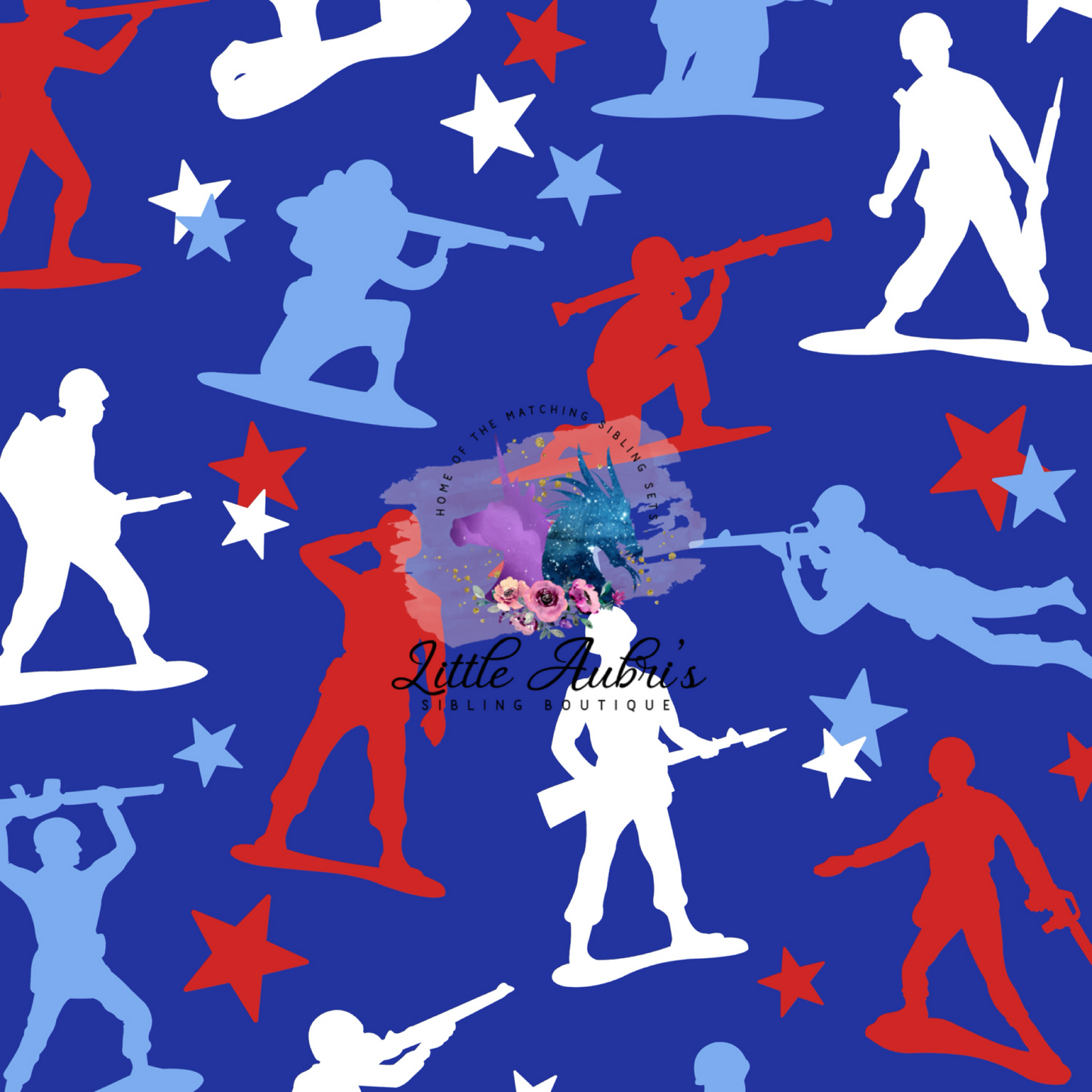 Toy Soldiers Tie Tunic and Short Set