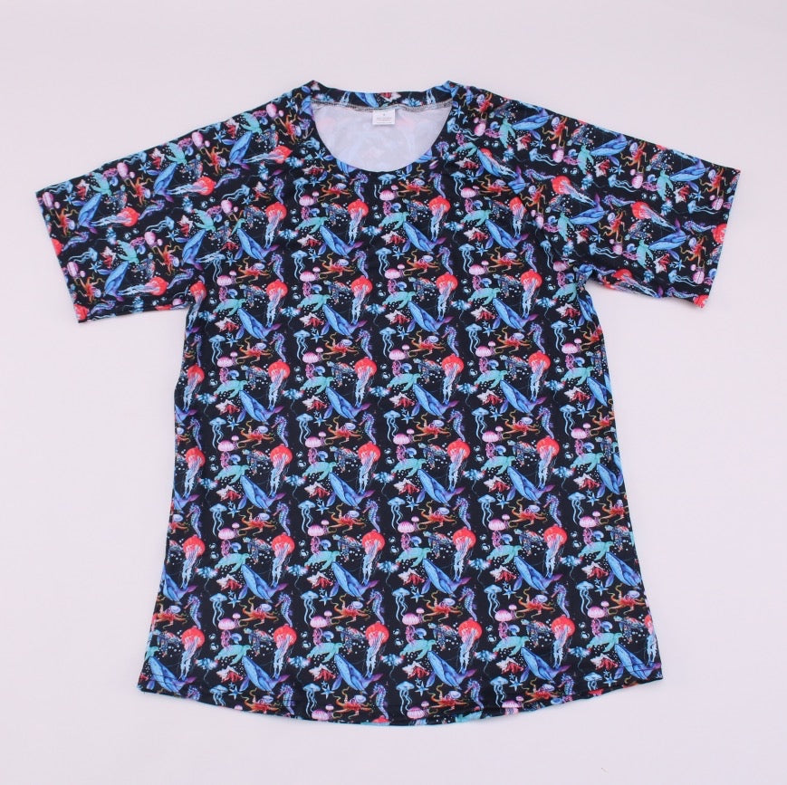 Adult Sea Creatures Tee