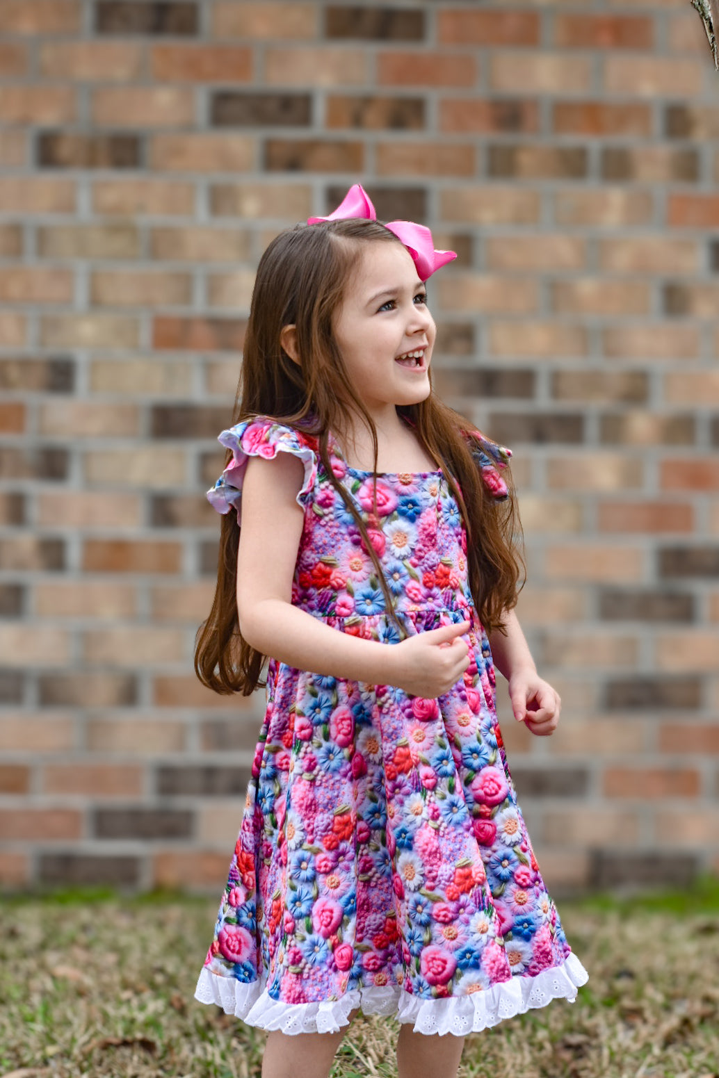 Love Garden Tie Back Lace Dress