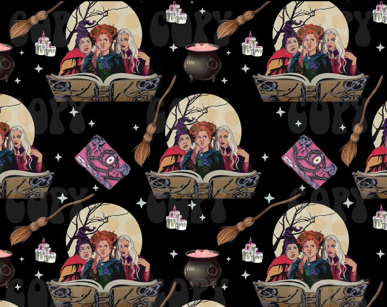 Witch Sisters Cross Back Twirl Dress