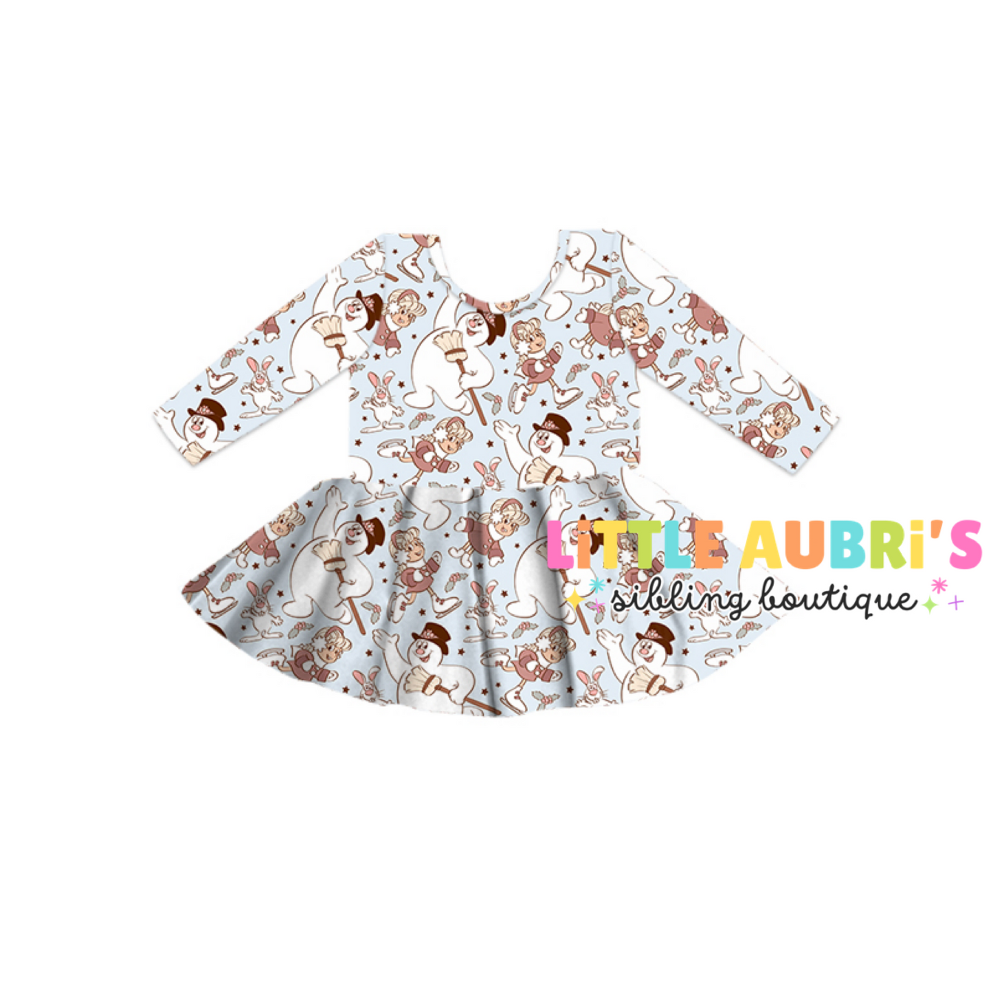SNOWMAN Peplum Top (*SHIPS LATE OCT)