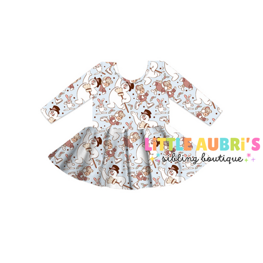 SNOWMAN Peplum Top (*SHIPS LATE NOV)