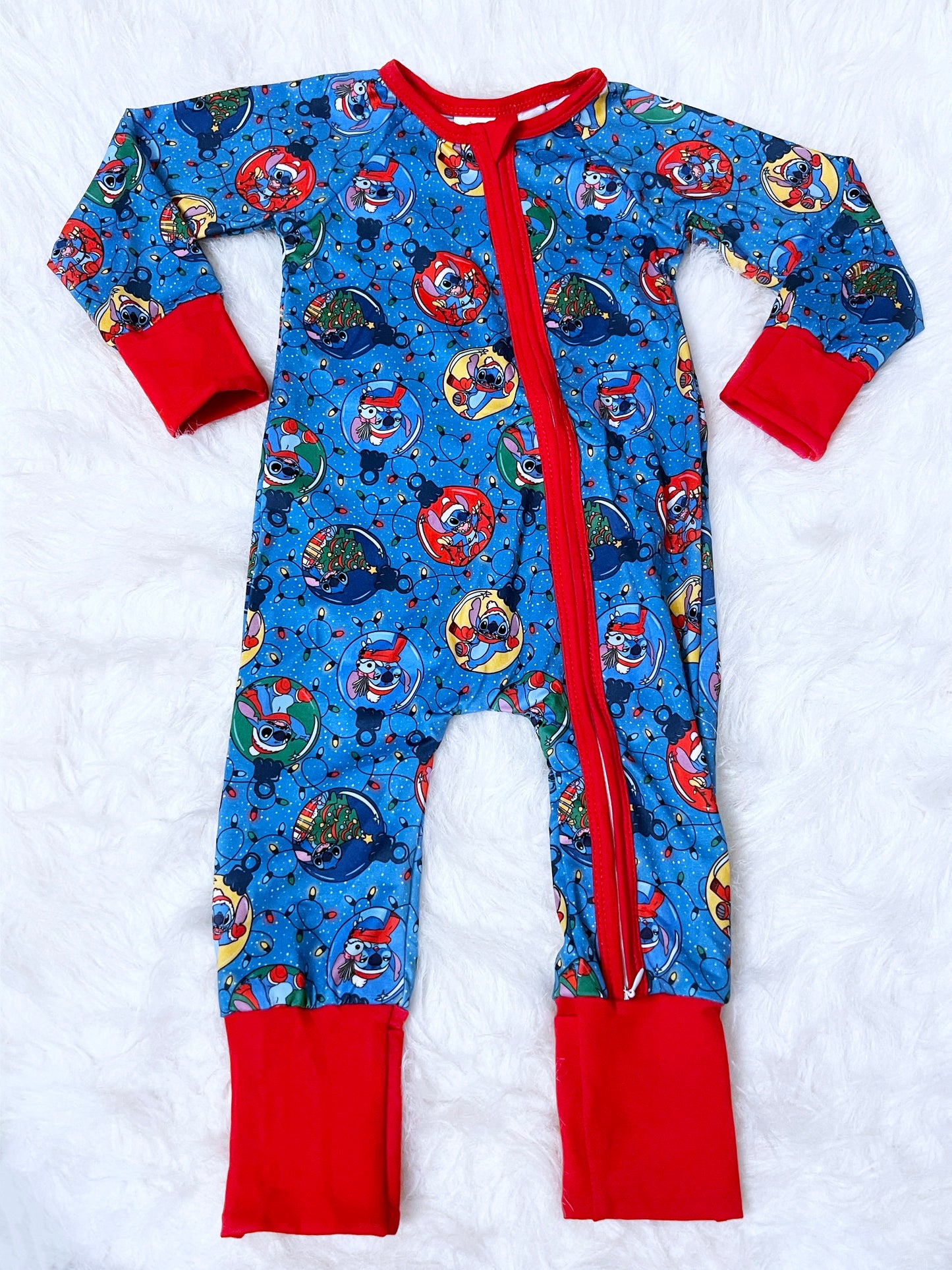 Alien Ornament Zip Jammies