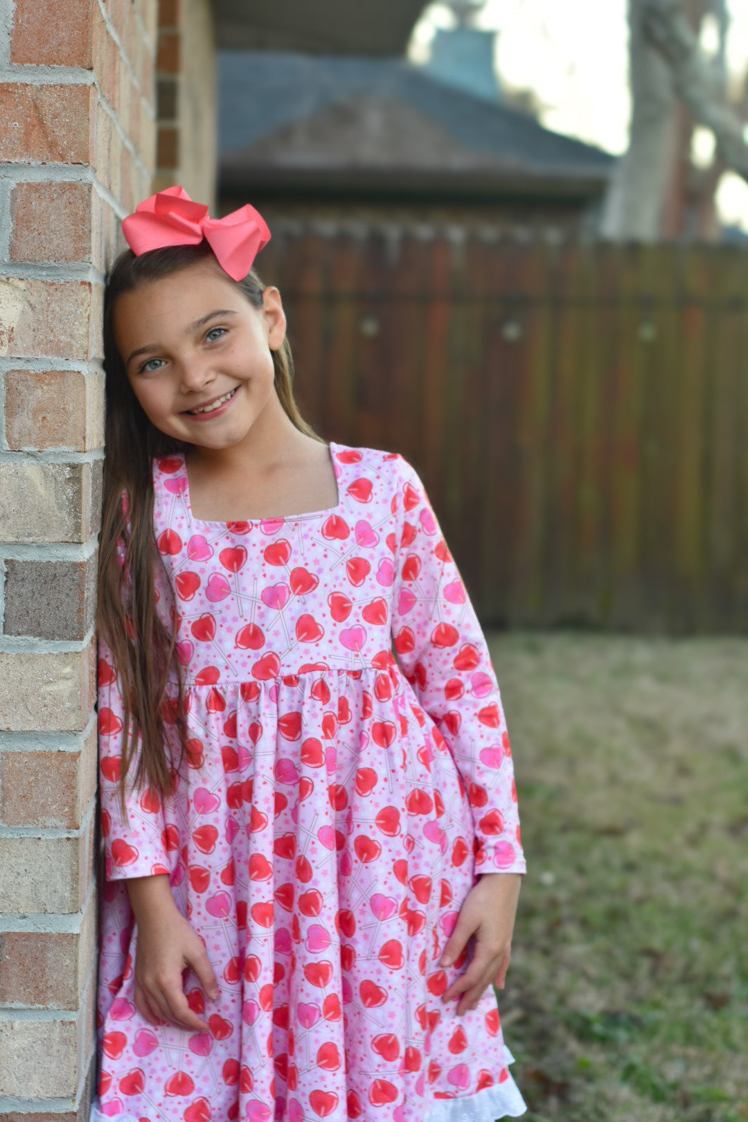 I’m a Sucker for You Lace Tie Back Long Sleeve Dress