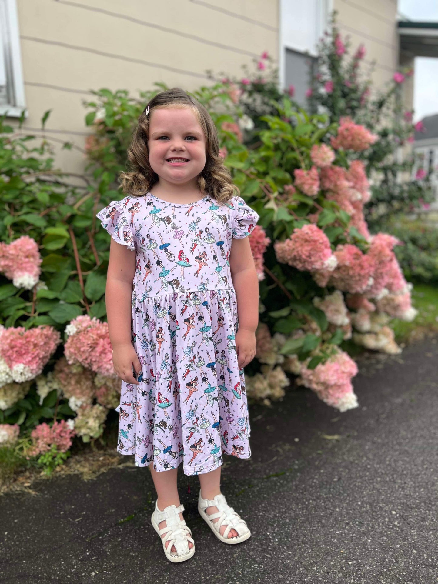 Ballet Princess Cross Back Twirl Dress