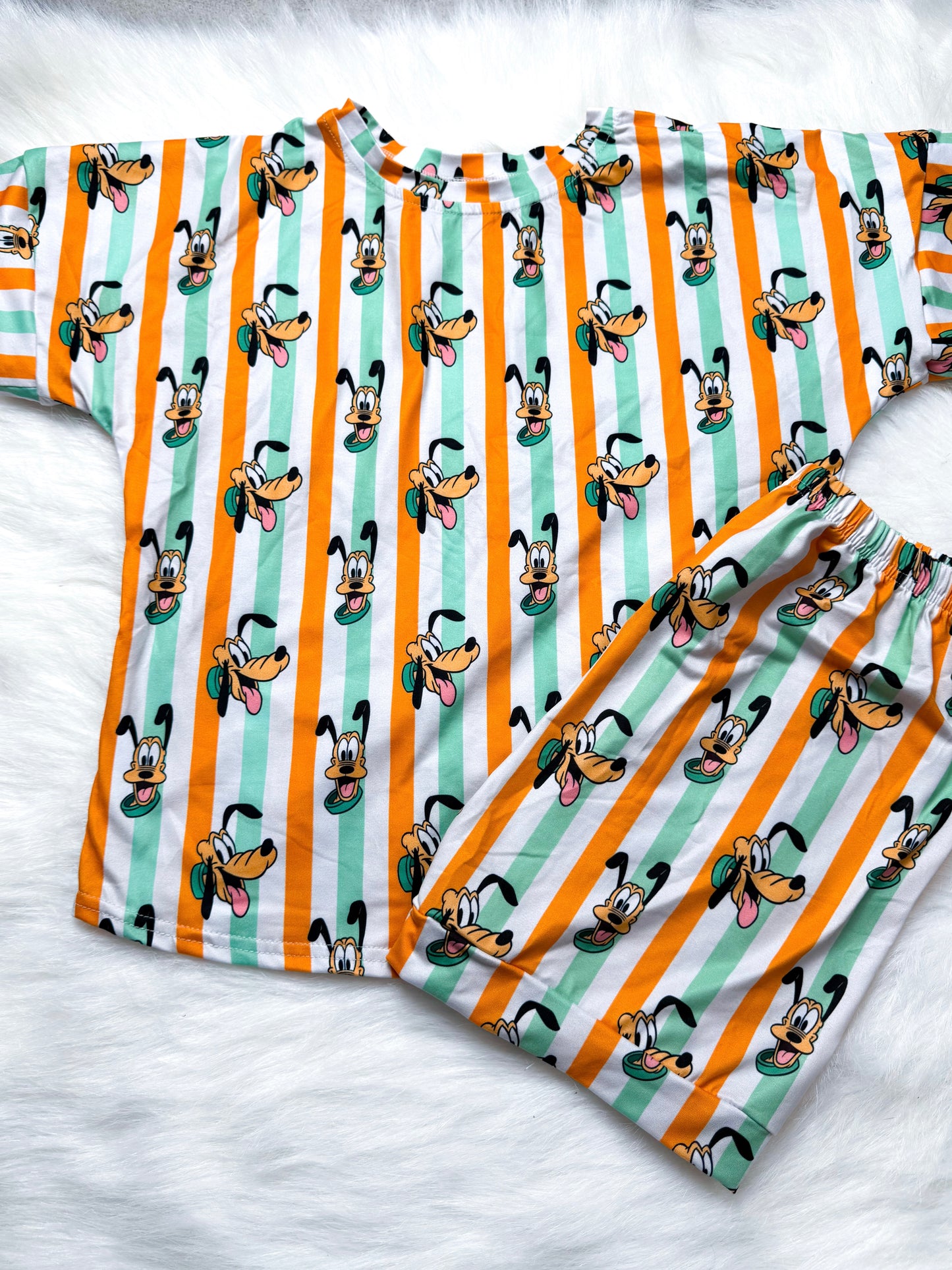 Mouse’s Dog Boxy Tee and Shorts Lounge Set