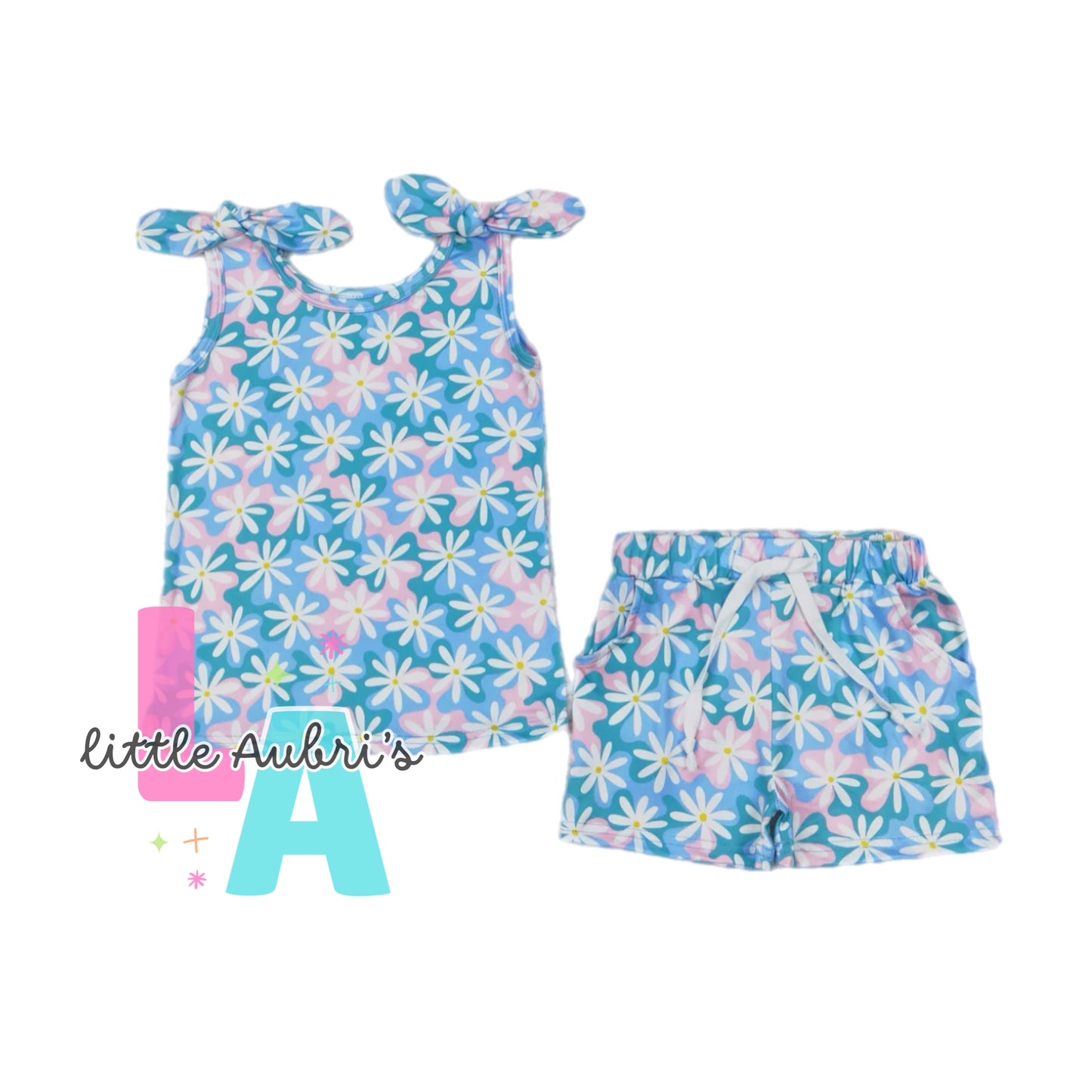 Tie Dye Flower Short Set ETA Early May
