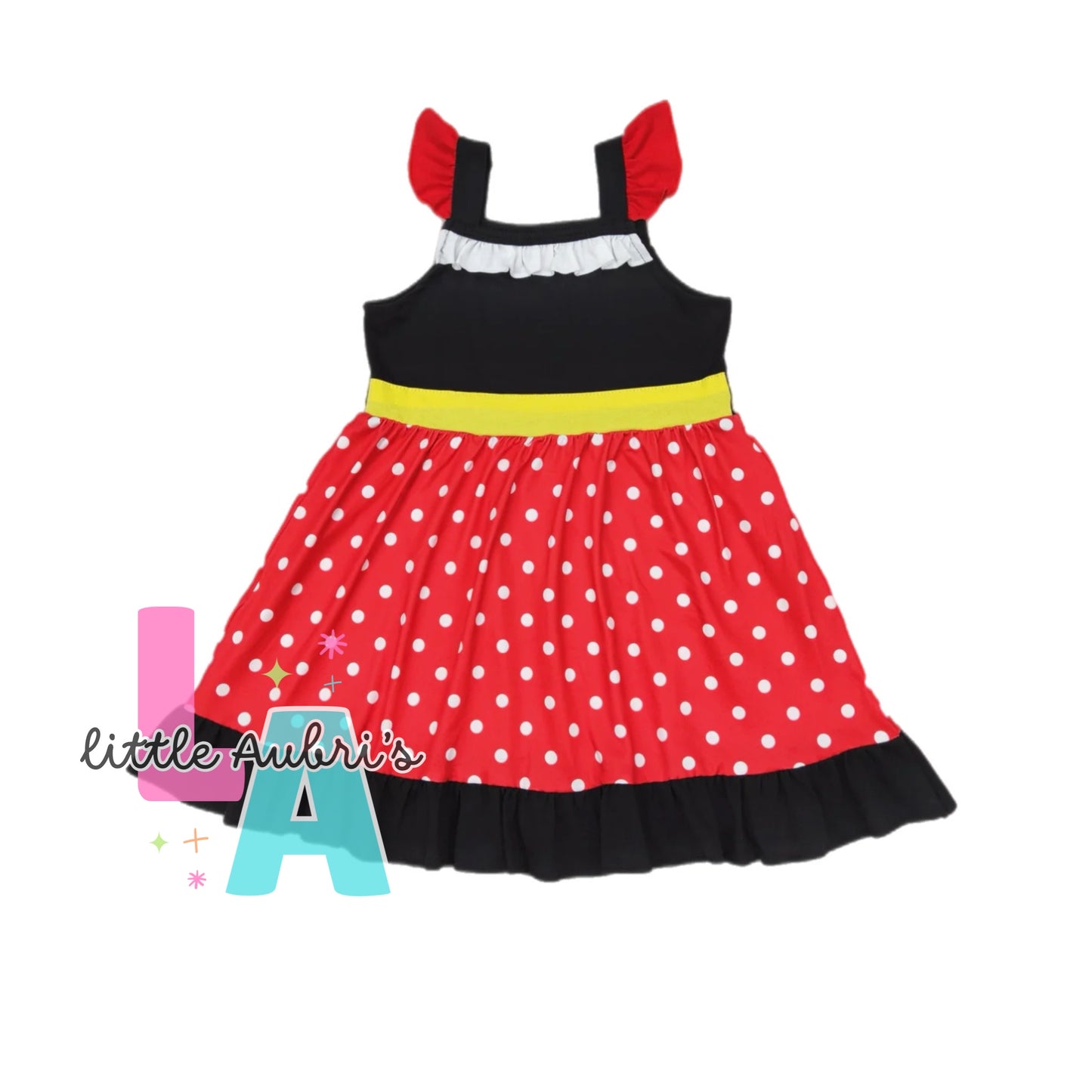 Polka Dot Ruffle Dress ETA Early May