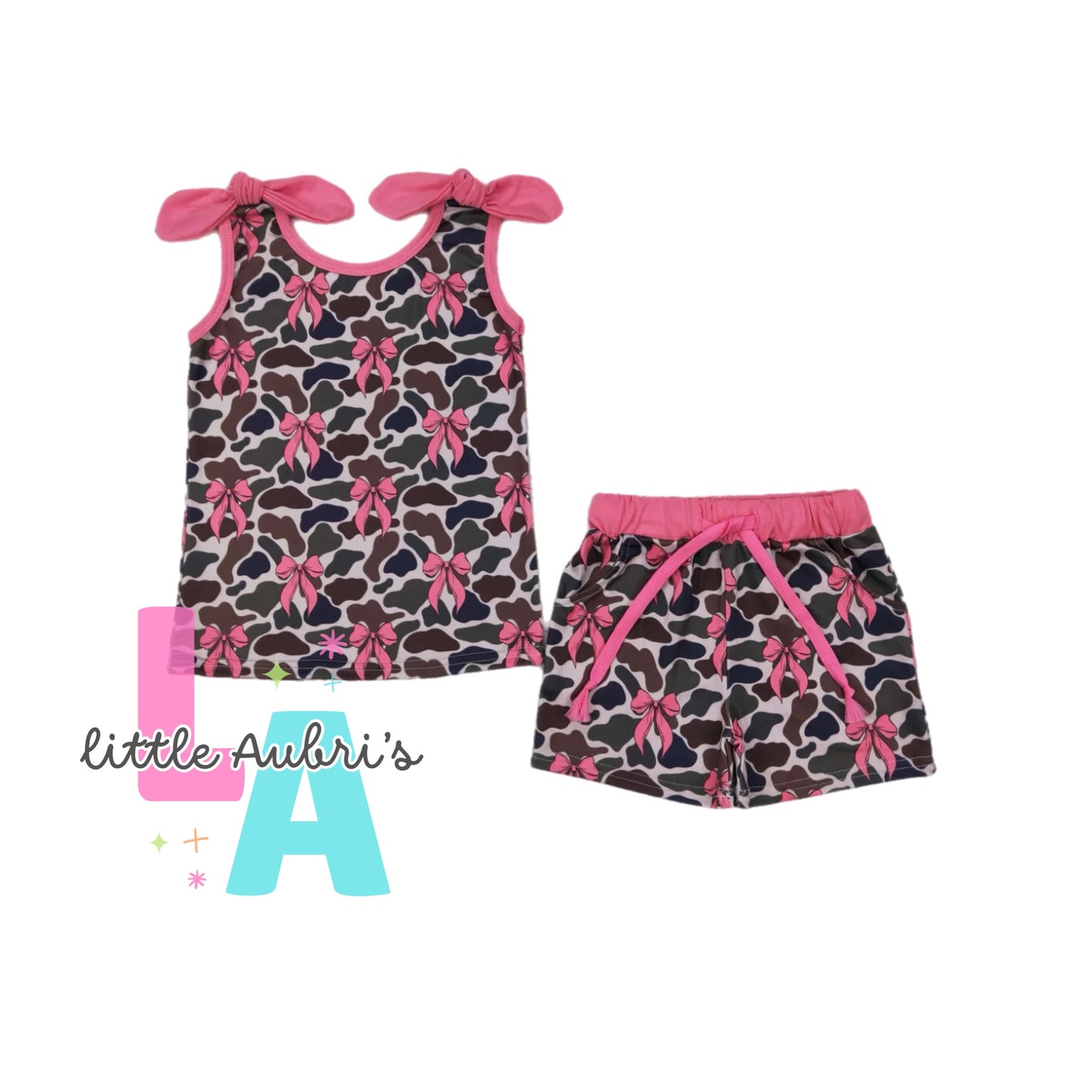 Camo Bows Short Set ETA Early May
