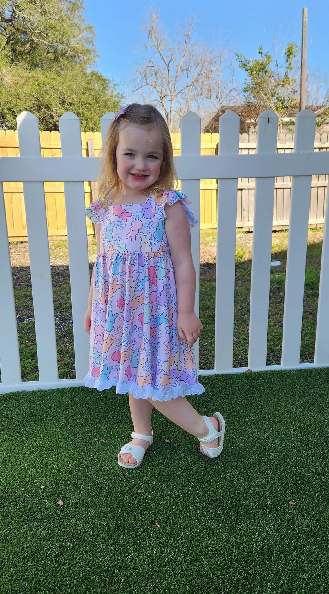 Floral Peeps Lace Dress