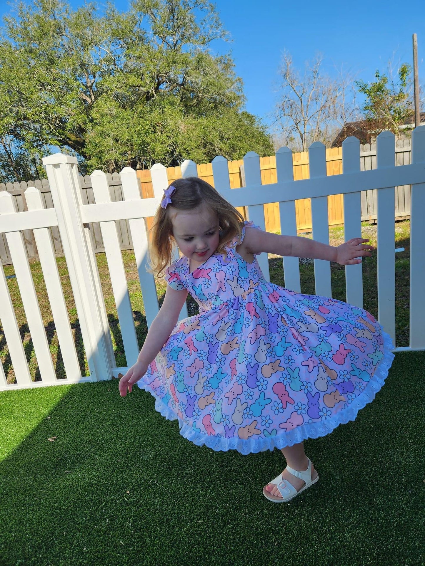 Floral Peeps Lace Dress