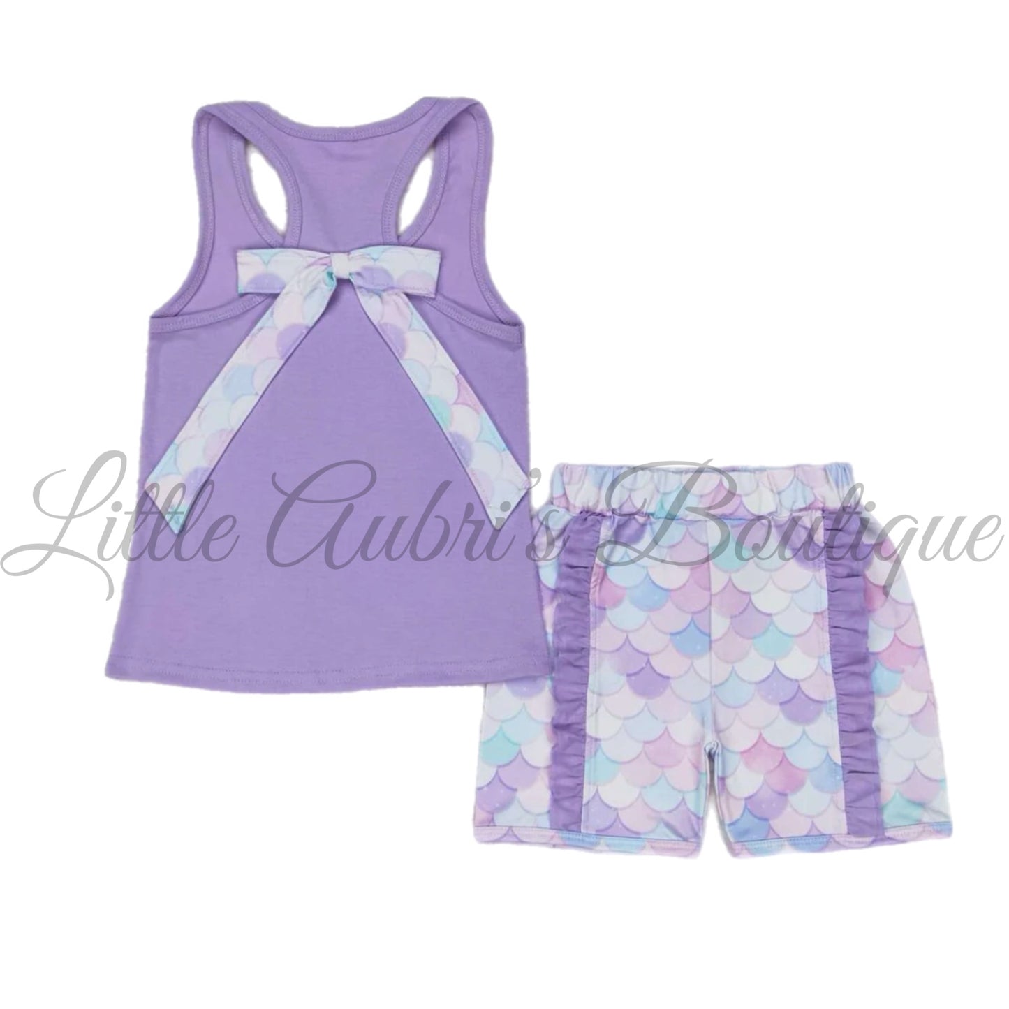 Mermaid Bow Back Short Set ETA Early Sept