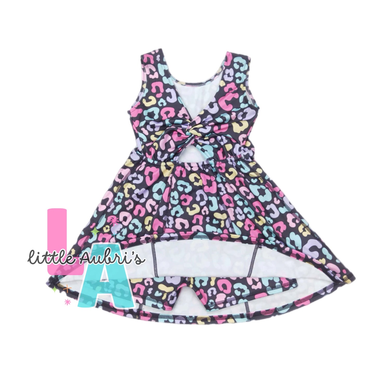 Multicolor Leopard Athletic Dress ETA Early Nov