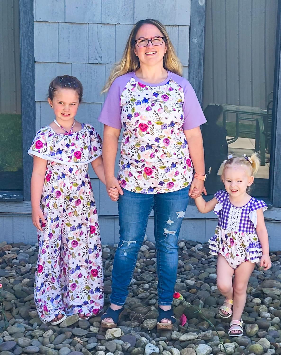 Spring Floral Tie Romper