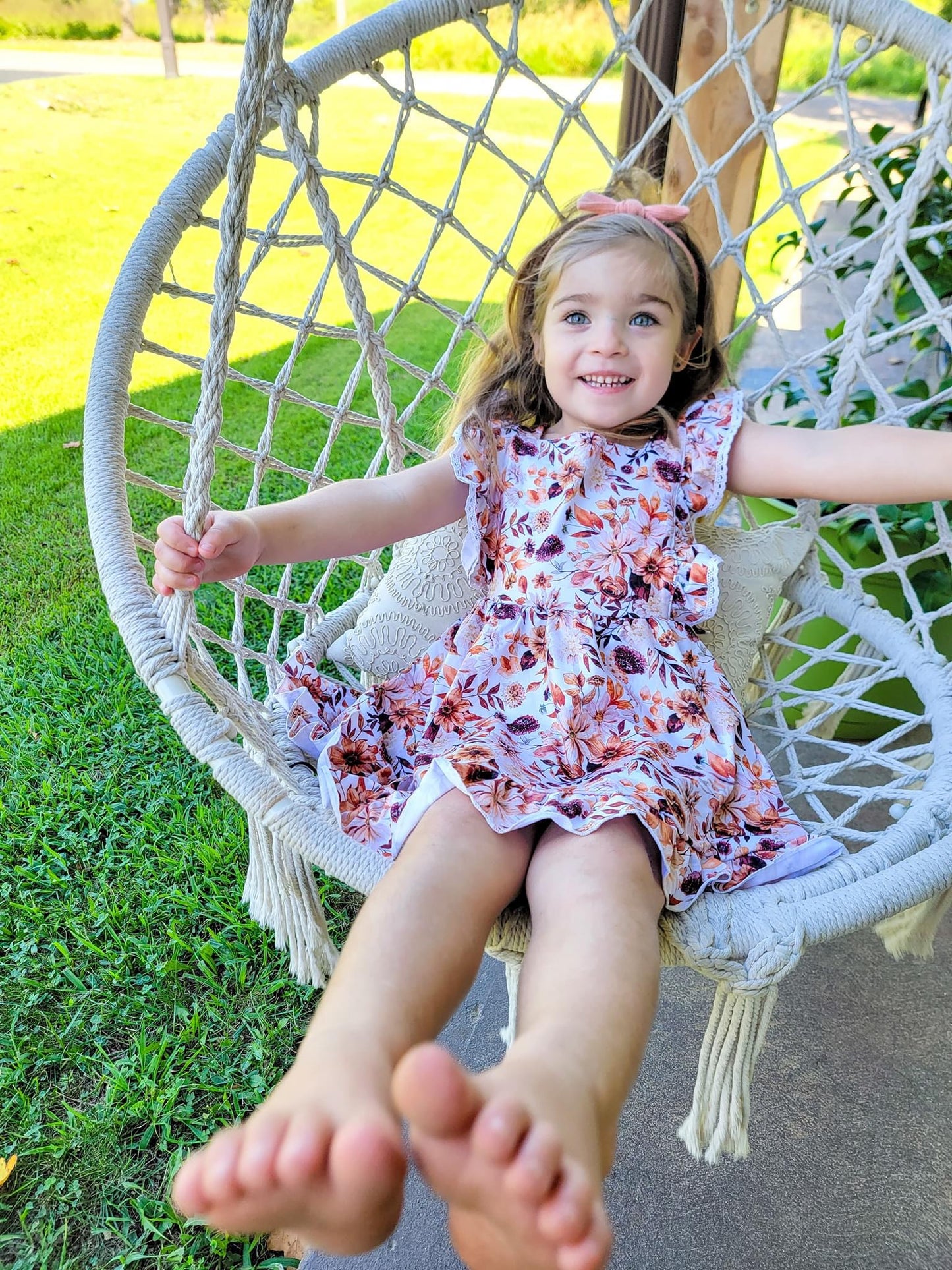 Floral Spice Lace Pinafore Dress
