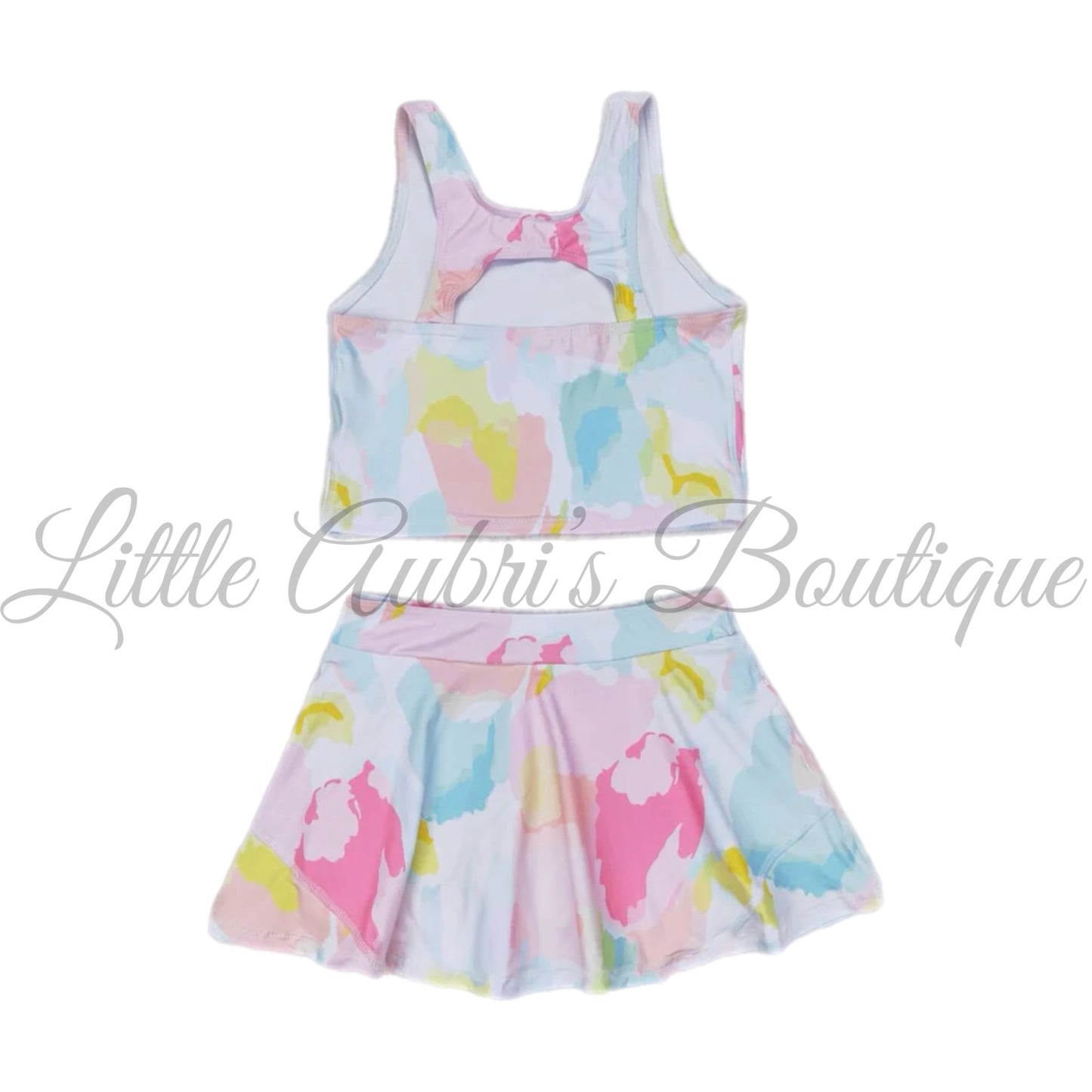 Pastel Splatter Athletic Skort Set ETA Late August