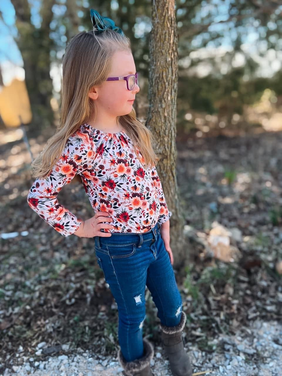 Autumn Floral Leotard