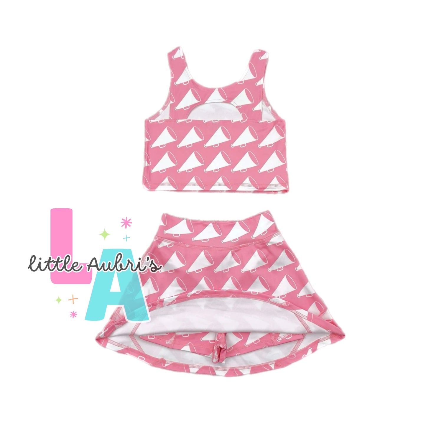 Cheerleader Crop and Athletic Skort Set ETA Early Nov