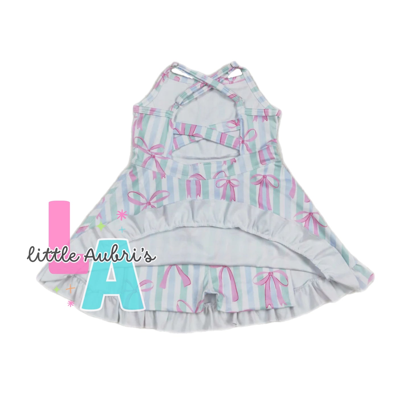 Striped Bow Athletic Dress ETA Early Nov