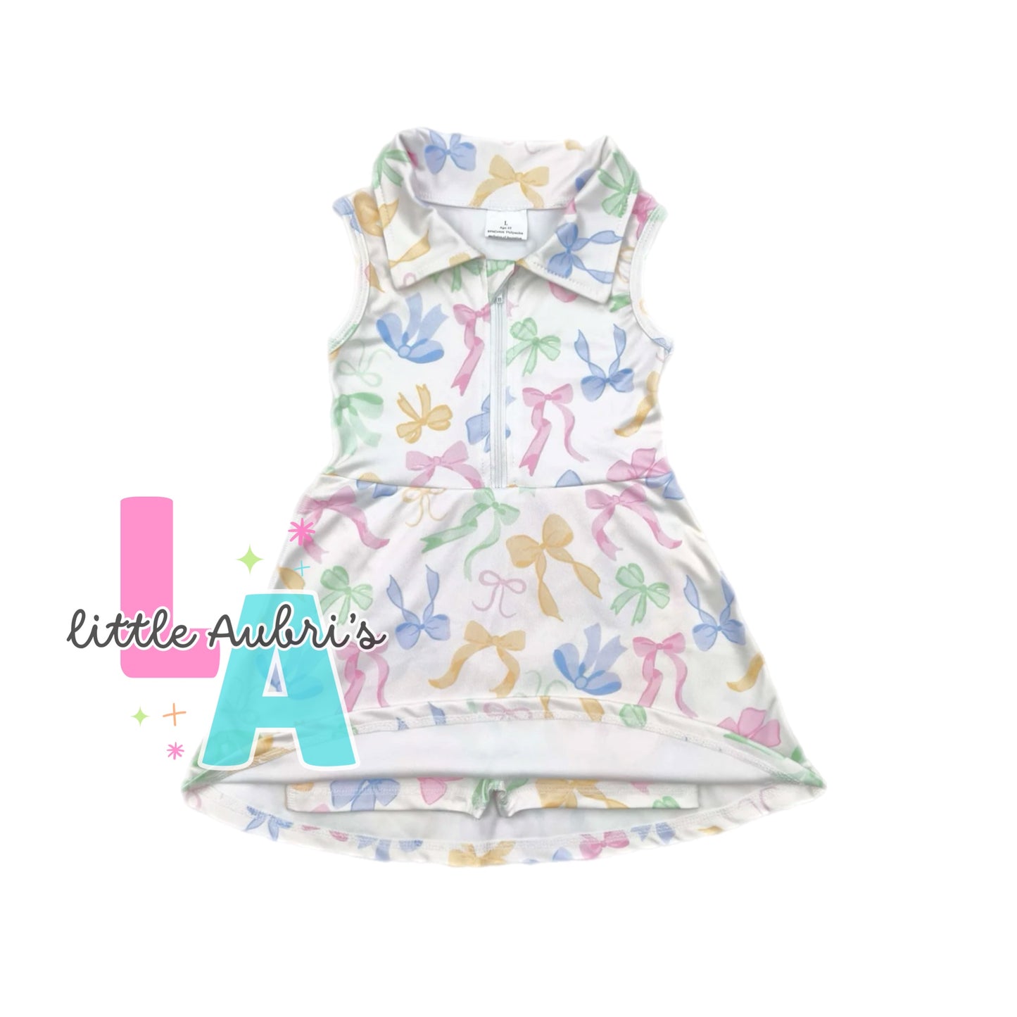 Bow Half Zip Athletic Dress ETA Late Nov