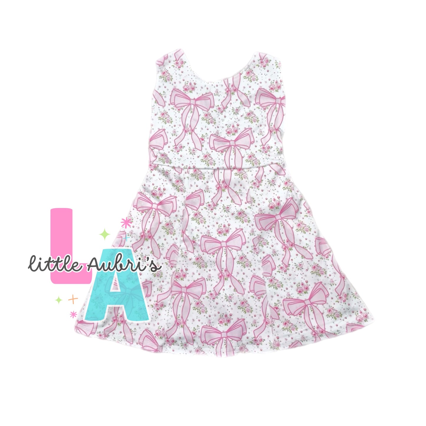 Floral Bow Athletic Dress ETA Late August