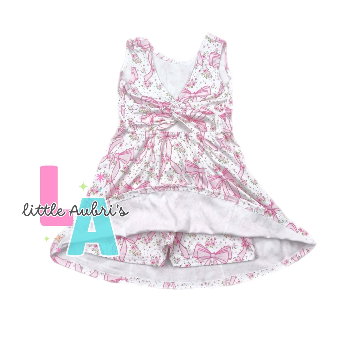 Floral Bow Athletic Dress ETA Late August