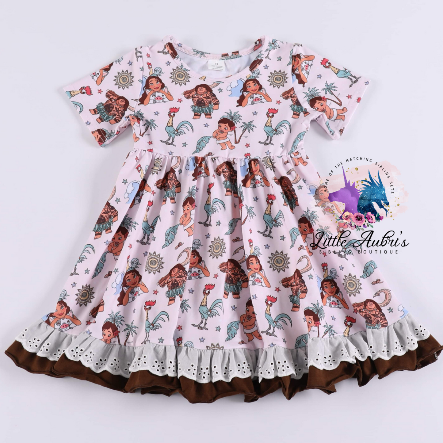 Island Princess Friends Lace Ruffle Dress