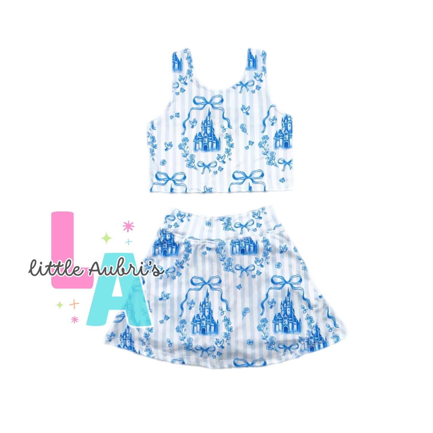 Magic Castle Crop and Athletic Skort Set ETA Late Sept