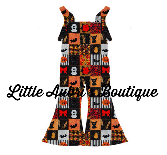 Spooky Patchwork Jumpsuit