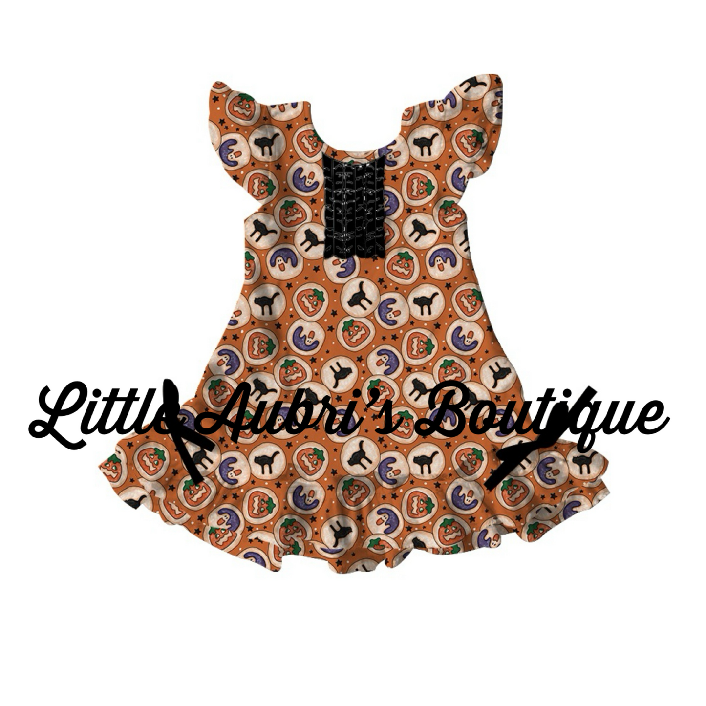 Halloween Cookies Pajama Dress