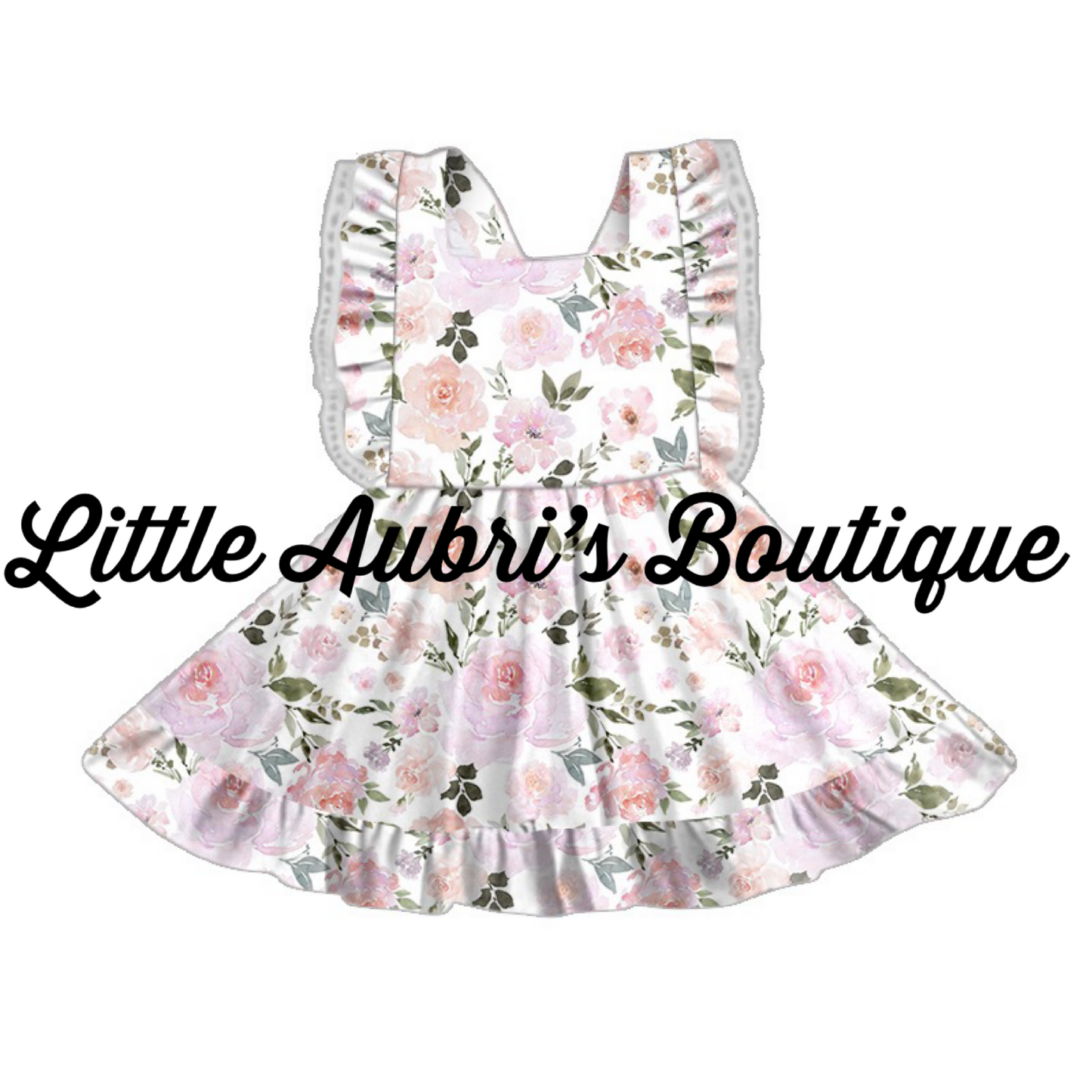 PREORDER Romantic Floral Lace Pinafore Dress CLOSES 10/27