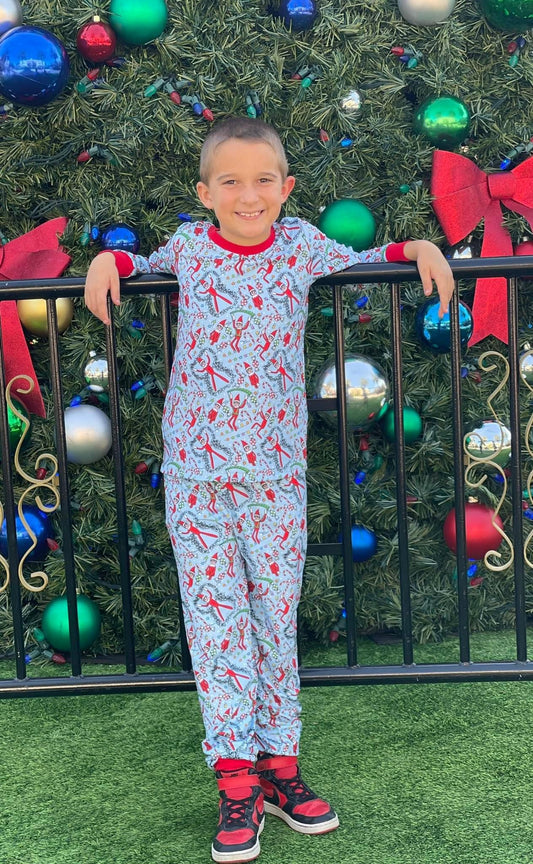 Mischievous Elf Pajama Set