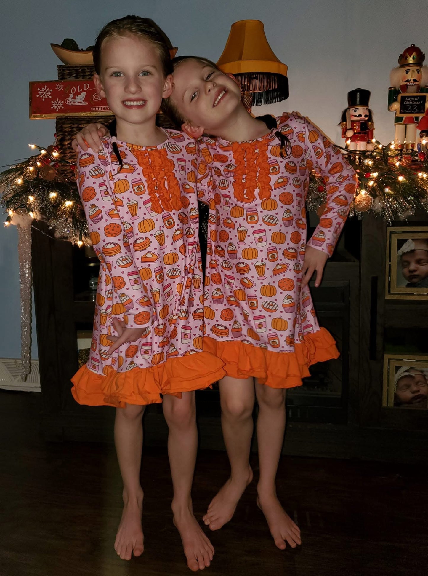 Fall Sweets Pajama Dress