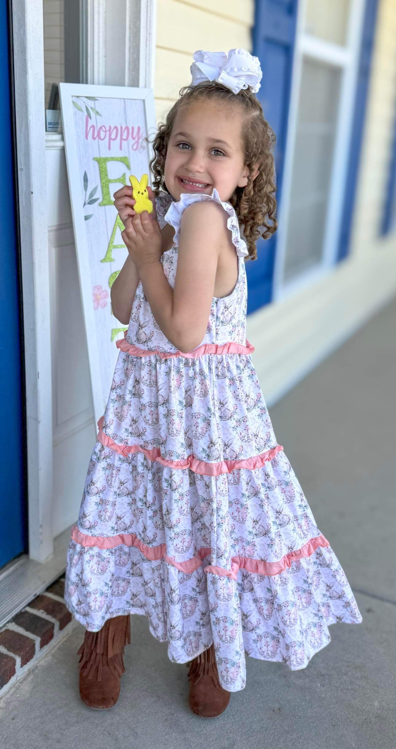 Vintage Bunnies Maxi Dress