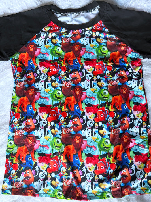 Character Mashup Raglan